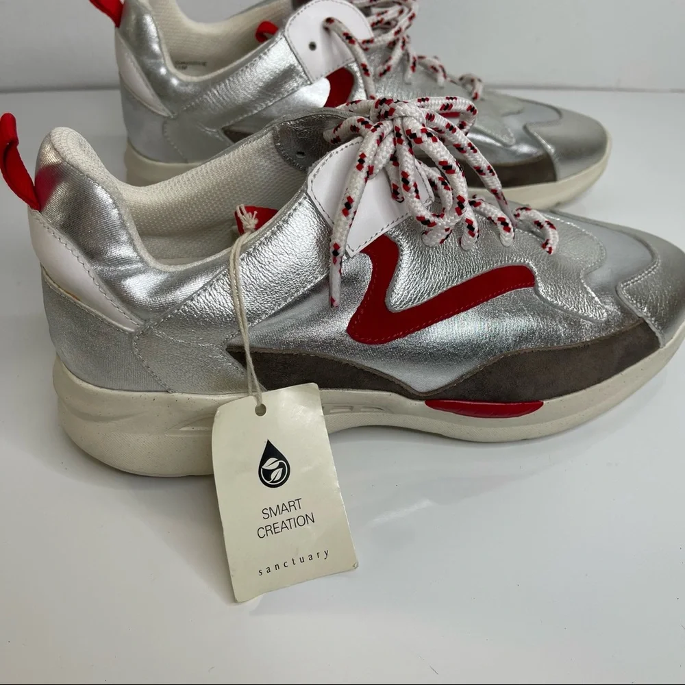 Sanctuary Groove 90s Recycle Sneaker Athletic Shoe Workout Smart Creation Sz 11